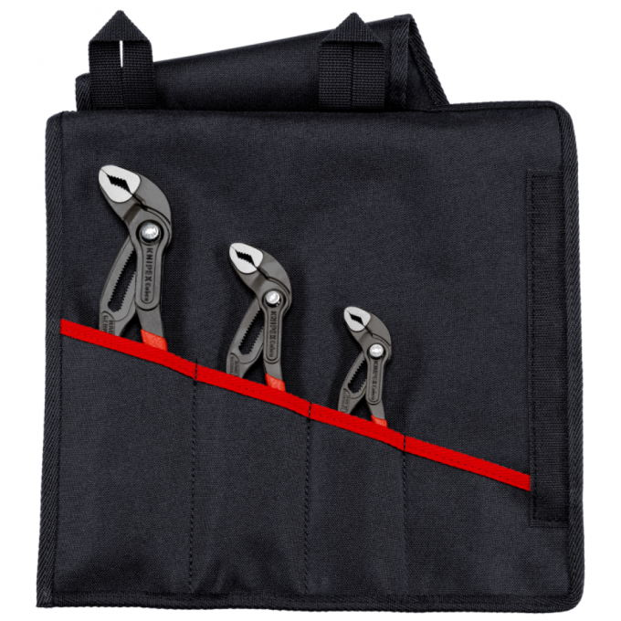 Набір сантехнічних кліщів KNIPEX Cobra®-Set у сумці розгортці, 00 19 55 S8