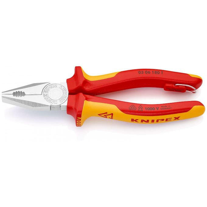 Плоскогубці комбіновані KNIPEX 03 06 180 T