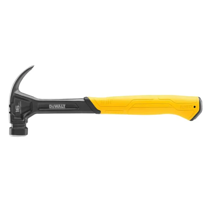Молоток "CURVE-CLAW", суцільнометалевий, вага головки 454 г DeWALT DWHT51002-0