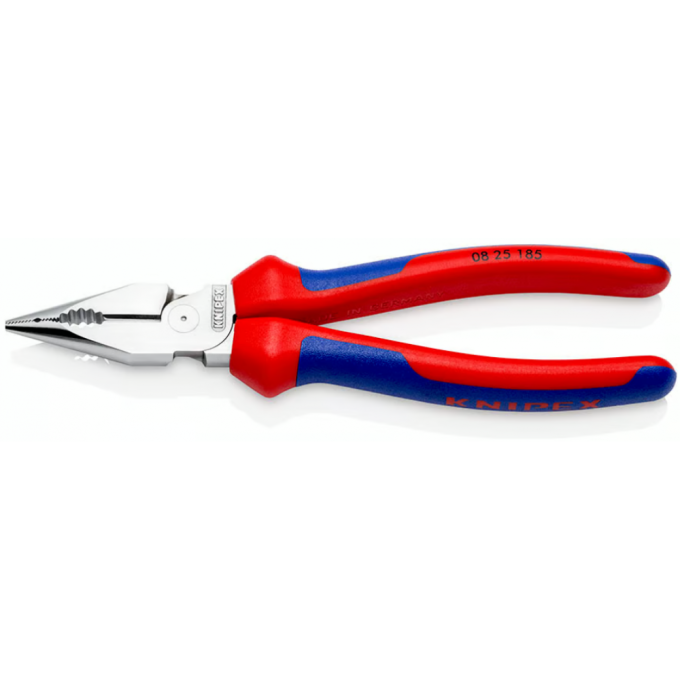 Пасатижі подовжені KNIPEX, 08 25 185, хромовані