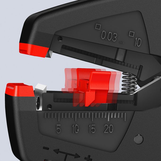 Автоматичний інструмент для видалення ізоляції KNIPEX 12 40 200