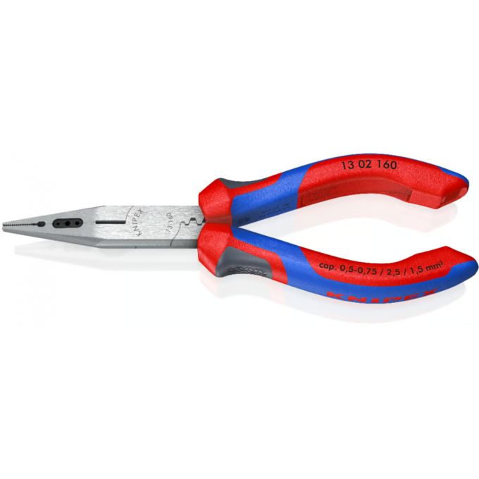 Плоскогубці для монтажу проводів KNIPEX  02 16013