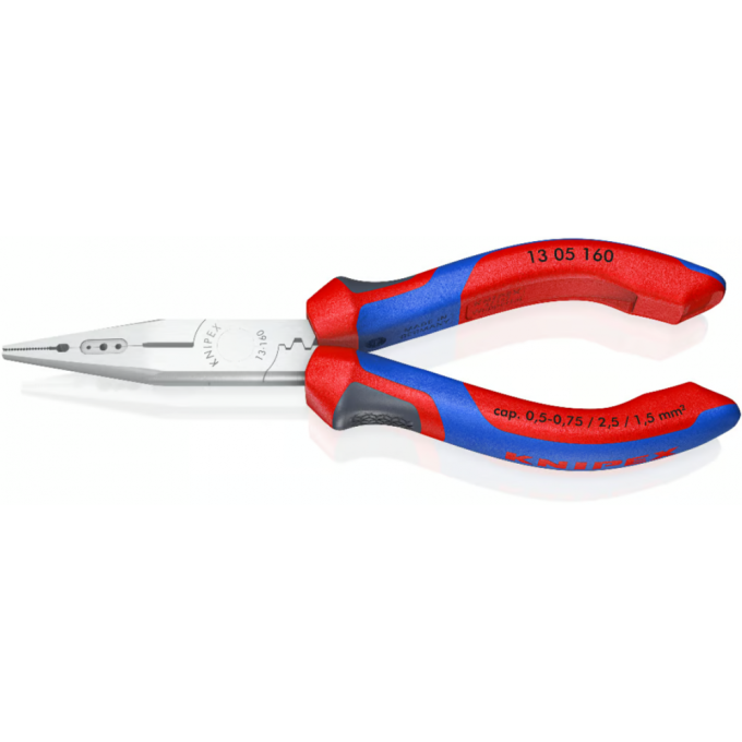 Плоскогубці для монтажу проводів KNIPEX 13 05 160