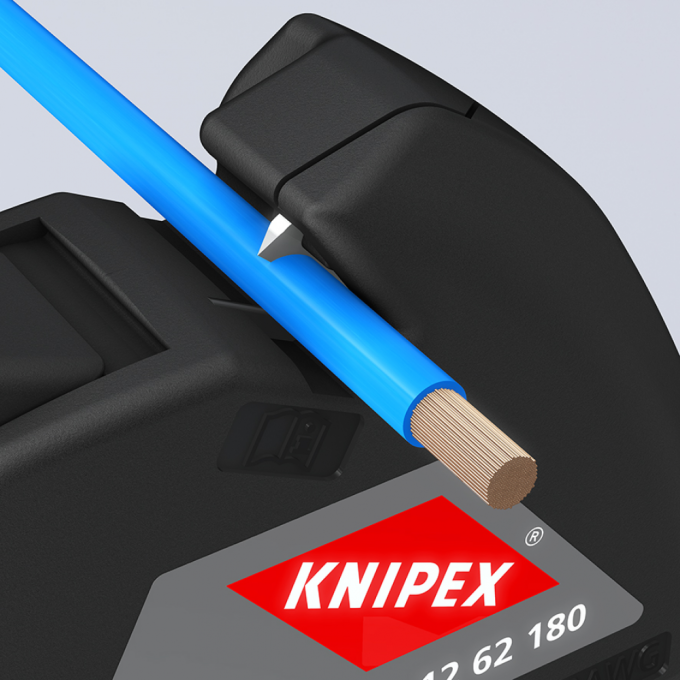 Автоматичний інструмент для видалення ізоляції KNIPEX, 12 62 180