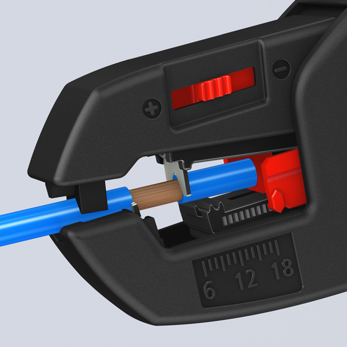 Автоматичний інструмент для видалення ізоляції KNIPEX, 12 62 180