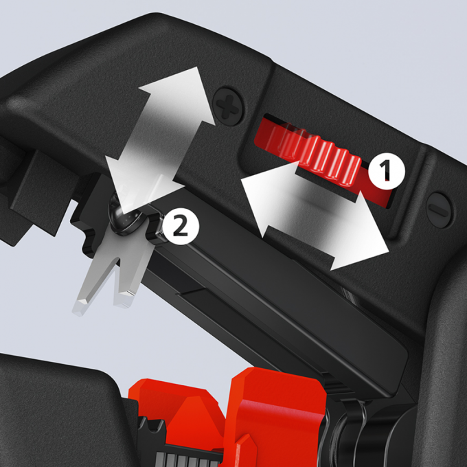 Автоматичний інструмент для видалення ізоляції KNIPEX, 12 62 180