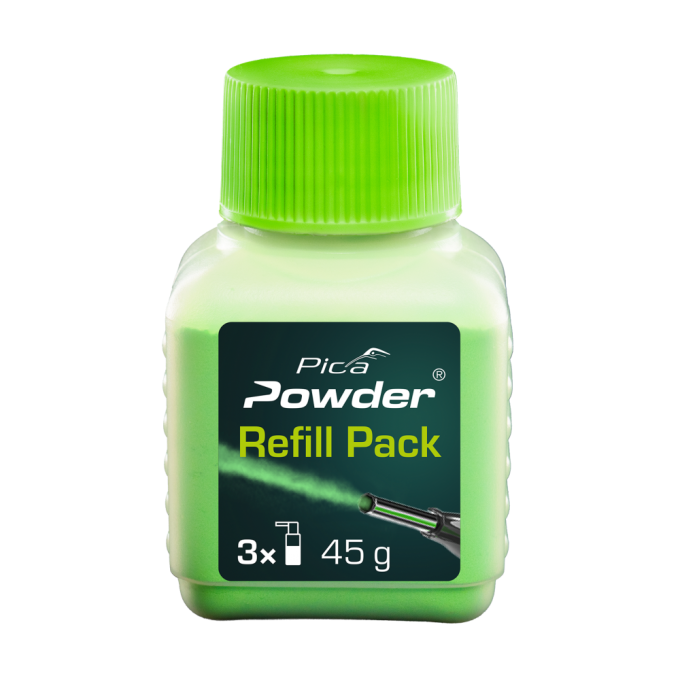 Заправка порошкова PICA Powder яскраво зелена крейдова Refill Pack 2030