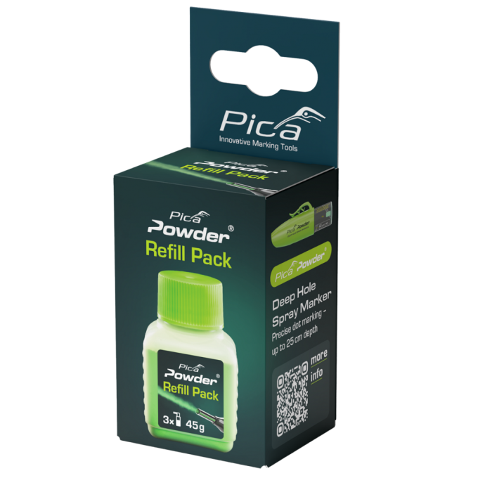 Заправка порошкова PICA Powder яскраво зелена крейдова Refill Pack 2030/SB