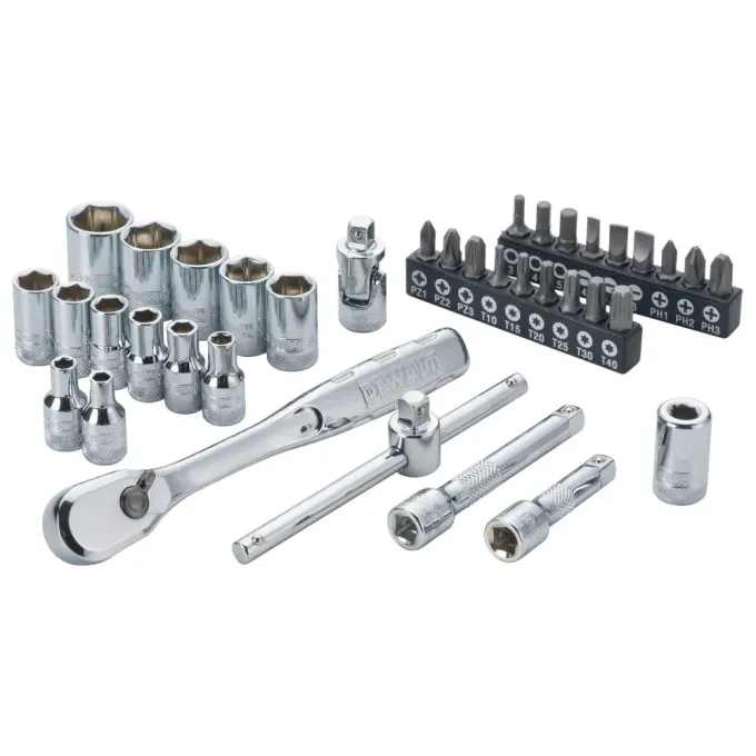Набір головок та біт 1/4", 37 предметів DeWALT DWMT19238-1