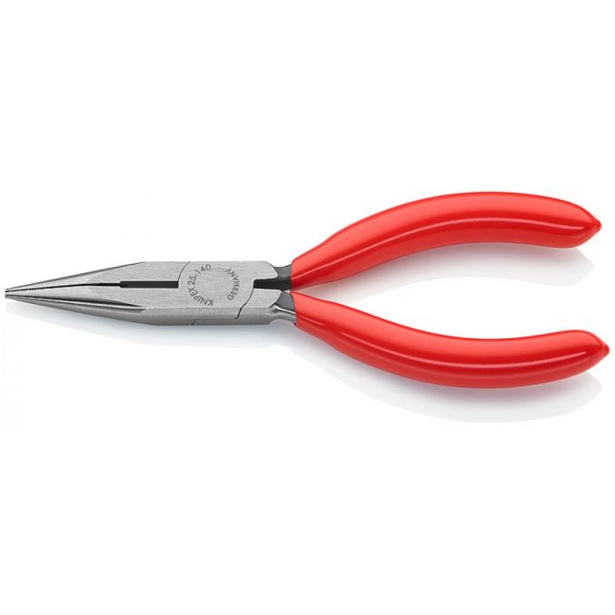 Плоскі круглогубці з ріжучими крайками KNIPEX 25 01 140
