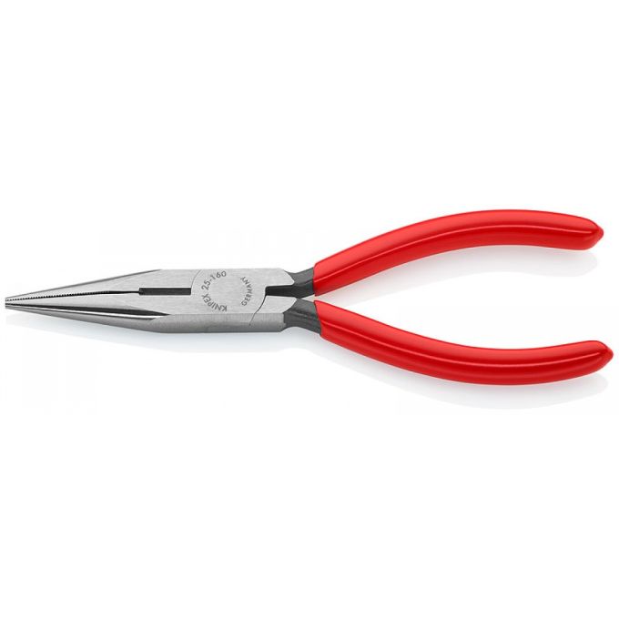 Плоскі круглогубці з ріжучими крайками KNIPEX 25 01 160