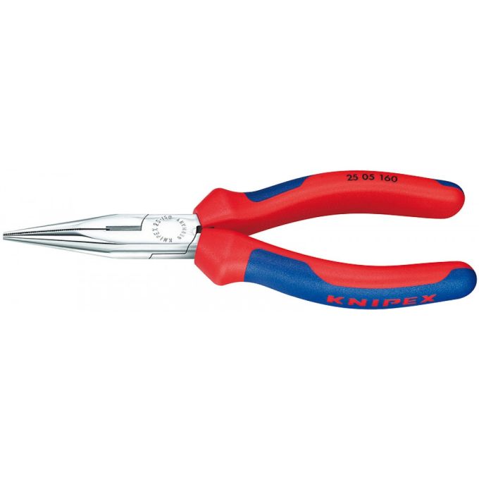 Плоскі круглогубці з ріжучими кромками KNIPEX 25 05 160