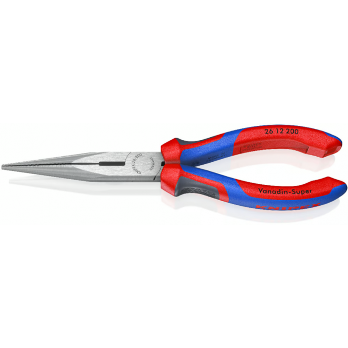 Плоскі круглогубці з ріжучими кромками KNIPEX 26 12 200