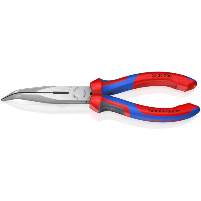 Плоскі круглогубці з ріжучими кромками KNIPEX 26 22 200