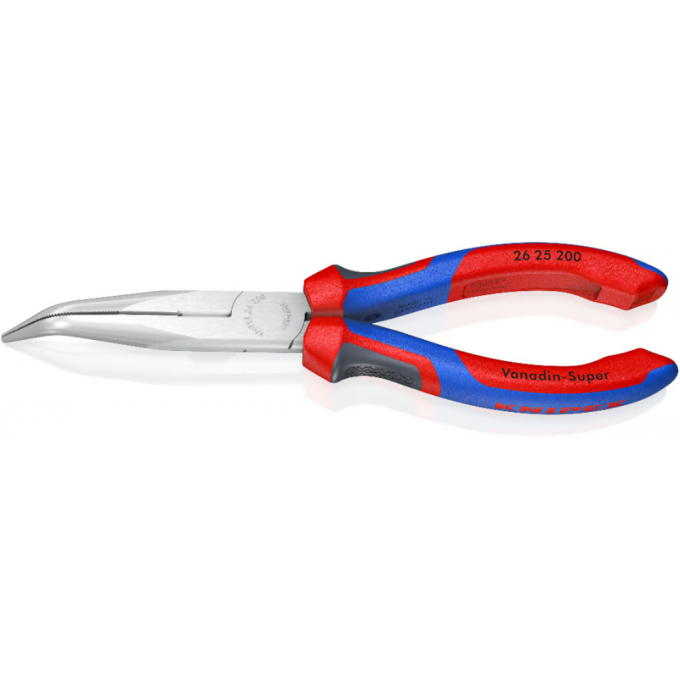 Плоскі круглогубці з ріжучими крайками KNIPEX 26 25 200