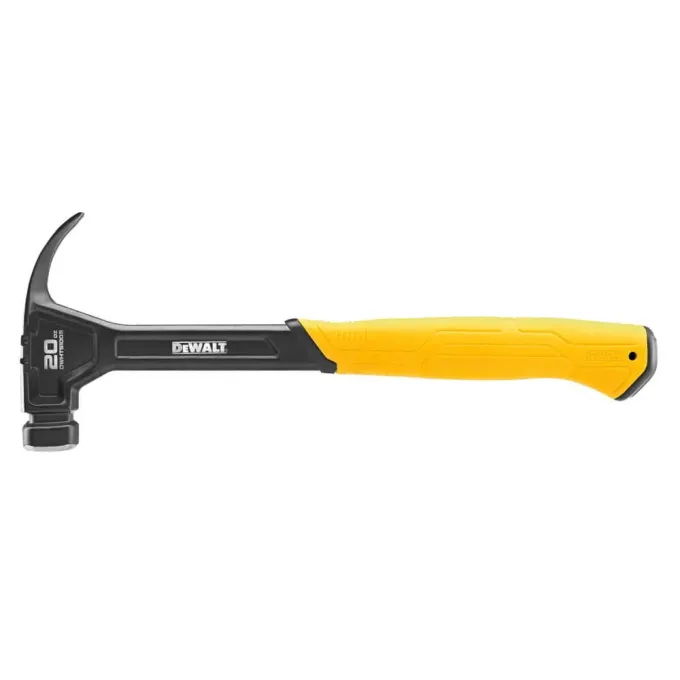 Молоток "CURVE-CLAW", суцільнометалевий, вага головки 567 г DeWALT DWHT51009-0