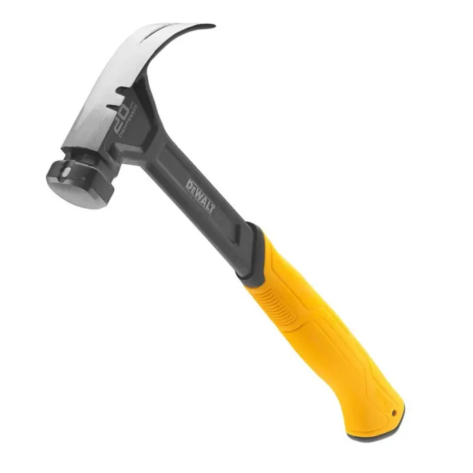 Молоток "CURVE-CLAW", суцільнометалевий, вага головки 567 г DeWALT DWHT51009-0
