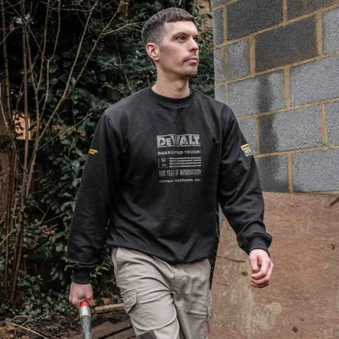 Світшот 100 YEAR LOGO SWEATSHIRT DeWALT DWC237-001-XL
