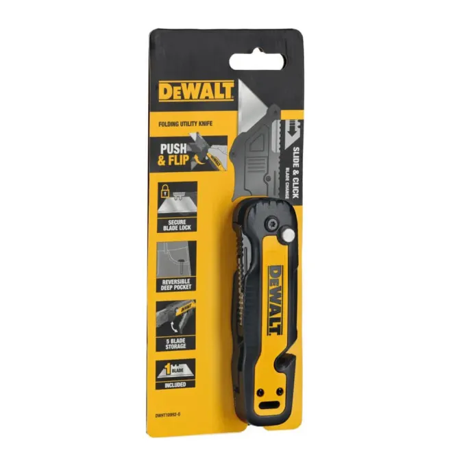 Ніж складаний з фіксованим лезом для оздоблювальних робіт DeWALT DWHT10992-0