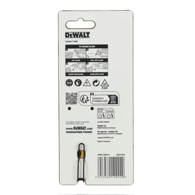 Ніж складаний з фіксованим лезом для оздоблювальних робіт DeWALT DWHT10992-0