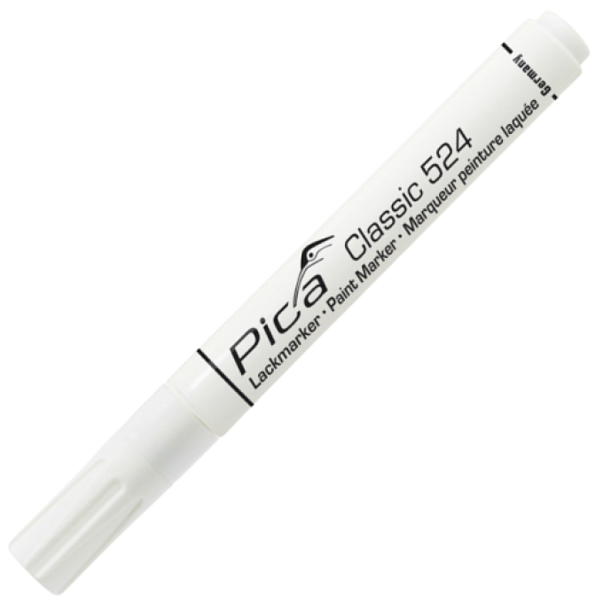 Рідкий промисловий маркер Pica Classic 524/52 Industry Paint Marker, білий