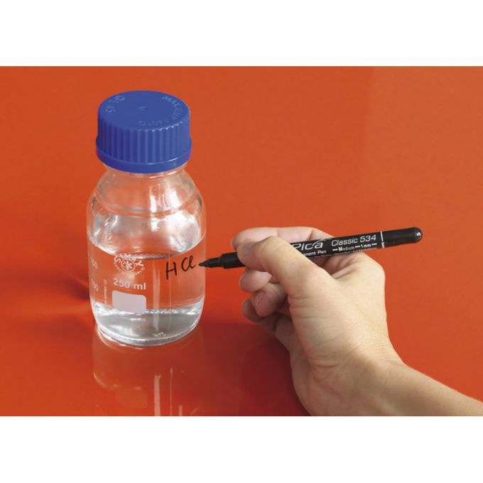 Маркер перманентний Pica Classic 534/46 Permanent Pen Medium, тонкий чорний