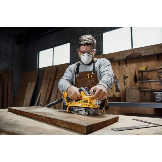 Шліфмашина стрічкова акумуляторна безщіткова DeWALT DCW220N