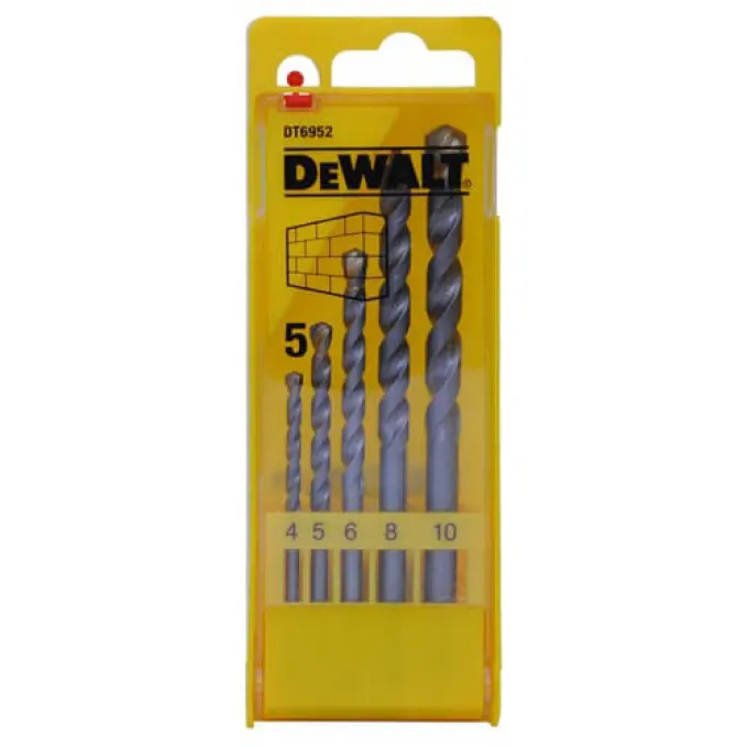 Набор свердел по бетону, цеглі, каменю DeWALT DT6952