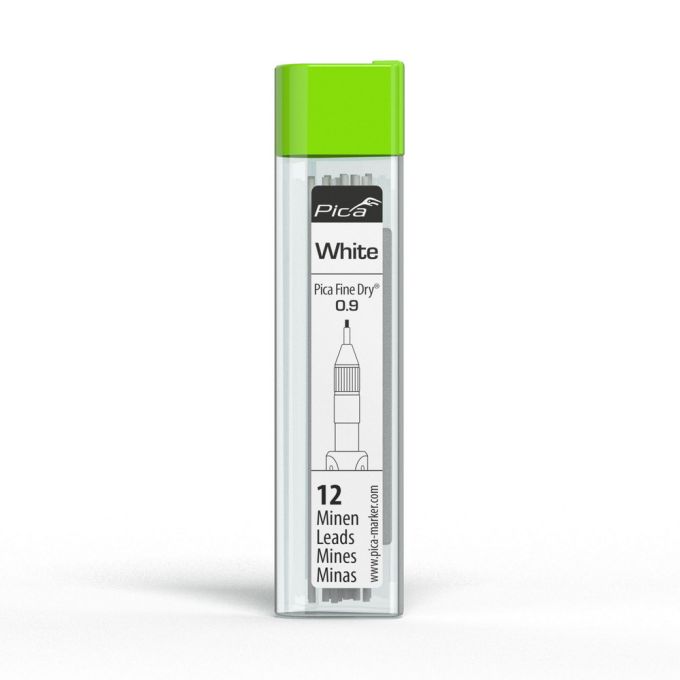 Запасні стержні PICA 7032/SB Fine Dry білий 0,9мм, 12шт
