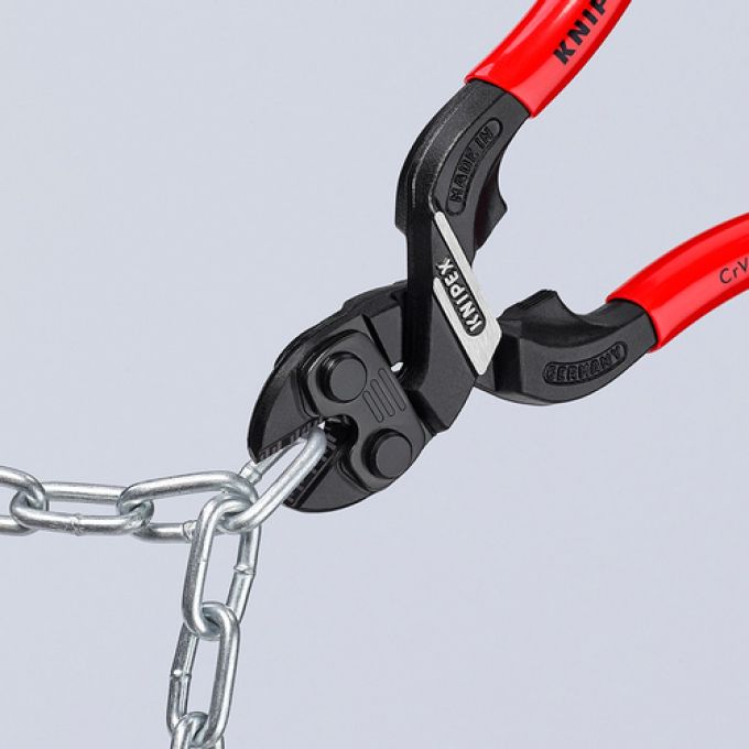 Компактний болторіз KNIPEX CoBolt® S, з поглибленням у ріжучій кромці, 71 31 160
