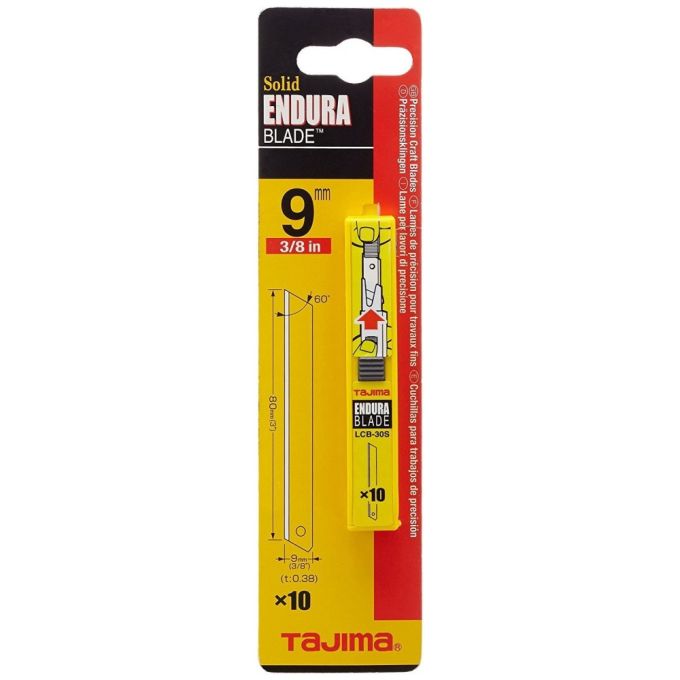 Лезо суцільне 9мм TAJIMA SOLID Endura-Blade, LCB30SC, 10 шт