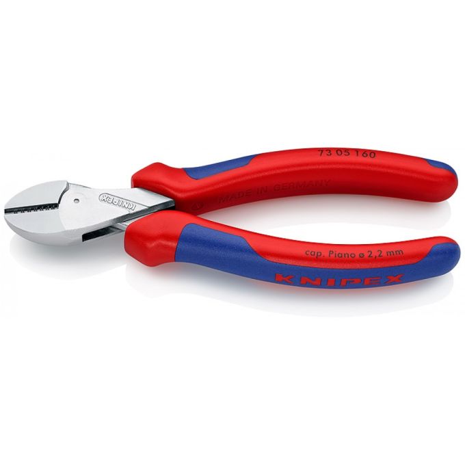 Кусачки бокові компактні KNIPEX X-Cut 73 05 160 (хромовані)