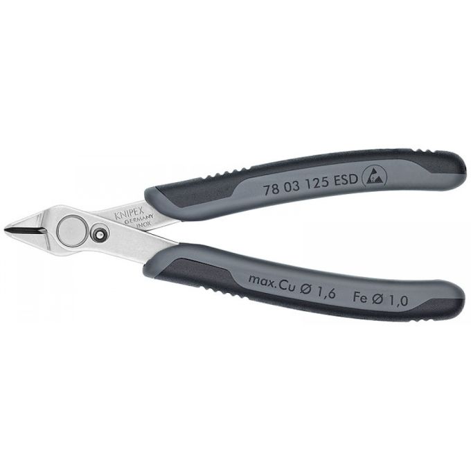 Electronic Super Knips® ESD KNIPEX 78 03 125 ESD