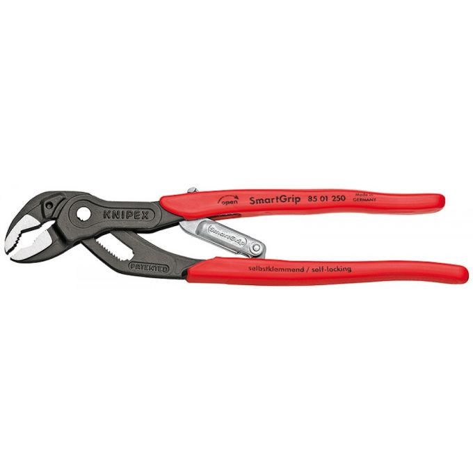 Високотехнологічні сантехнічні кліщі KNIPEX SmartGrip 85 01 250 (автоматичне налаштування)