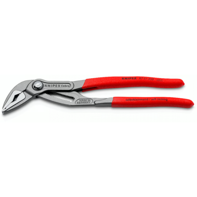 Високотехнологічні сантехнічні кліщі KNIPEX Cobra ES 87 51 250 (потоншені губки)