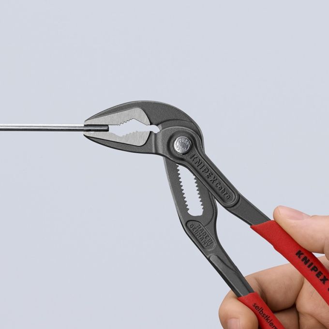Високотехнологічні сантехнічні кліщі KNIPEX Cobra ES 87 51 180 (потоншені губки)