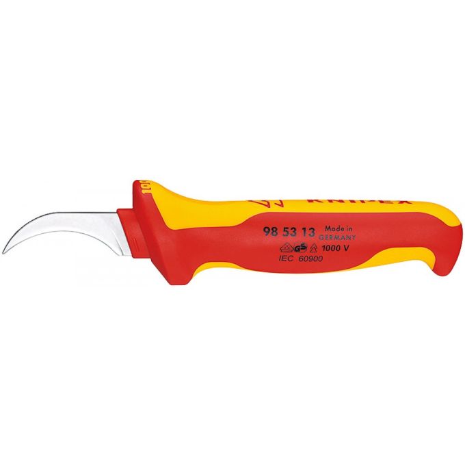 Ніж для видалення оболонки кабелю з секторними жилами KNIPEX 98 53 13