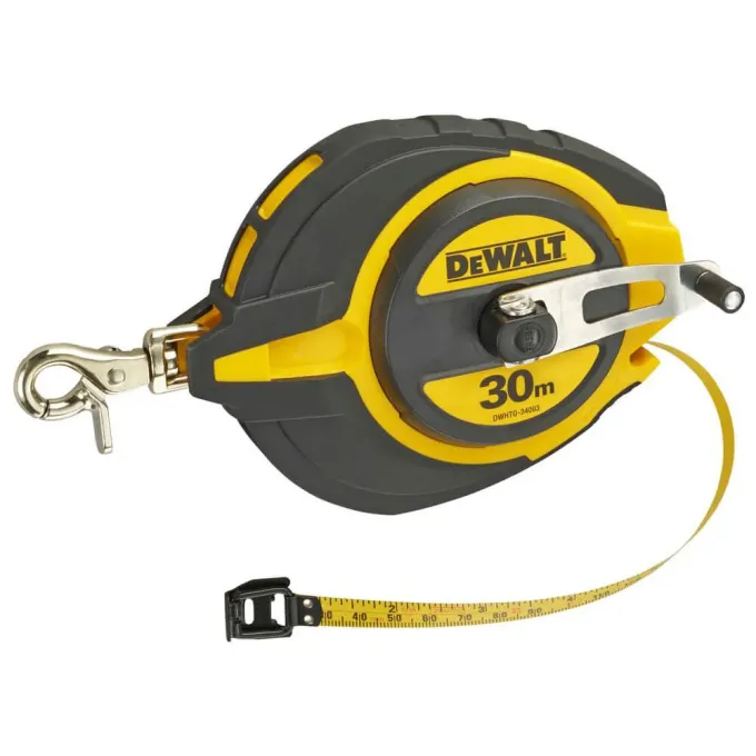 Рулетка вимірювальна "Steel", 30 м х 10 мм DeWALT DWHT0-34093