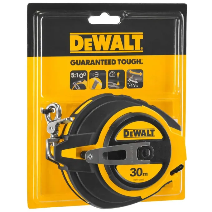 Рулетка вимірювальна "Steel", 30 м х 10 мм DeWALT DWHT0-34093