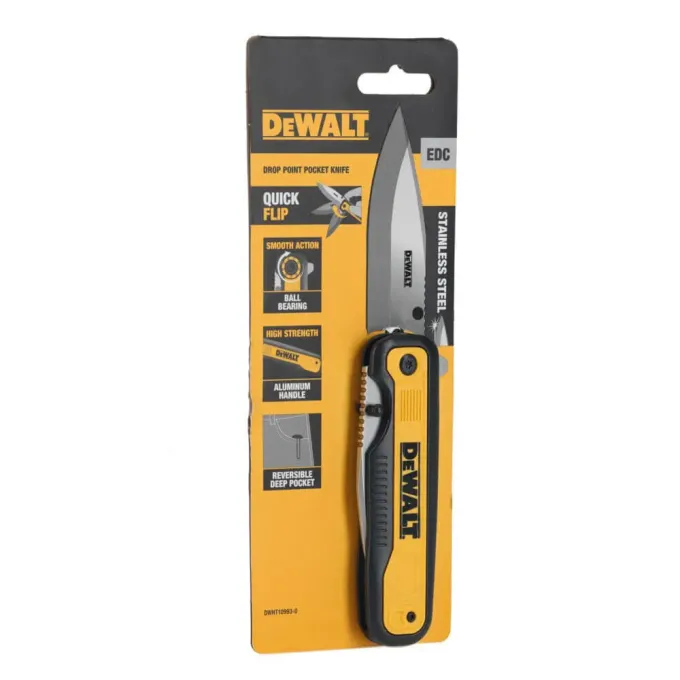 Ніж складаний з довжиною леза 84 мм DeWALT DWHT10993-0