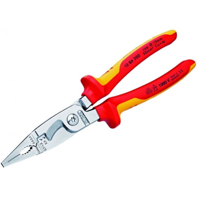 Багатофункціональні кліщі для електромонтажних робіт KNIPEX 13 86 200
