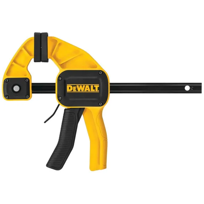 Струбцина "L" триггерна з максимальним зусиллям стиснення 135 кг DeWALT DWHT0-83192