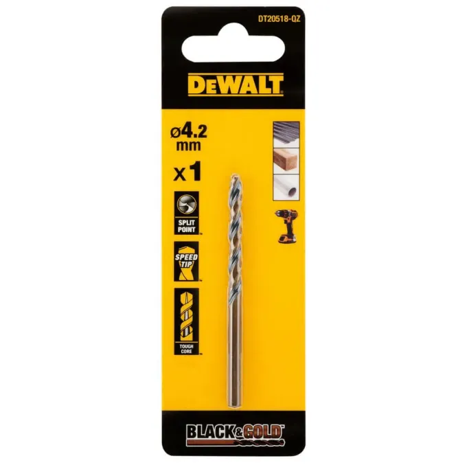 Свердло по металу Black & Gold DeWALT DT20518