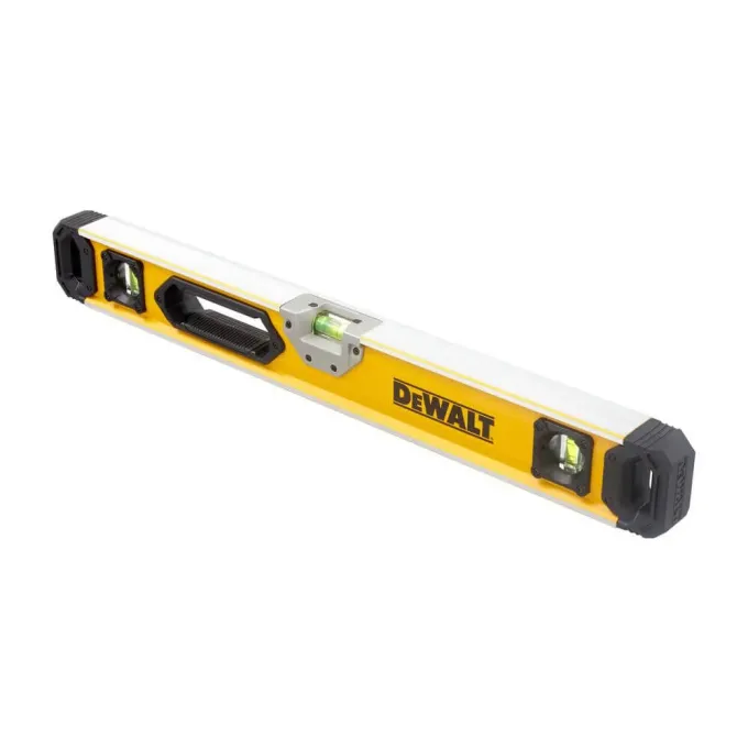 Рівень DeWALT "BOX BEAM LEVELS" алюмінієвий довжиною 600 мм з трьома капсулами DeWALT DWHT0-43224