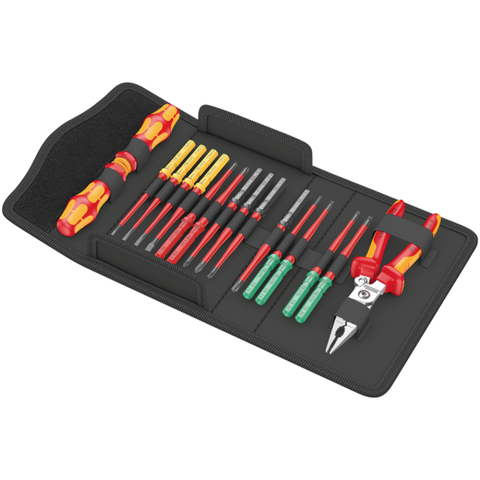 Викрутка зі змінними насадками WERA Kraftform Kompakt VDE 17 Slim 1 TIE, 05006612001