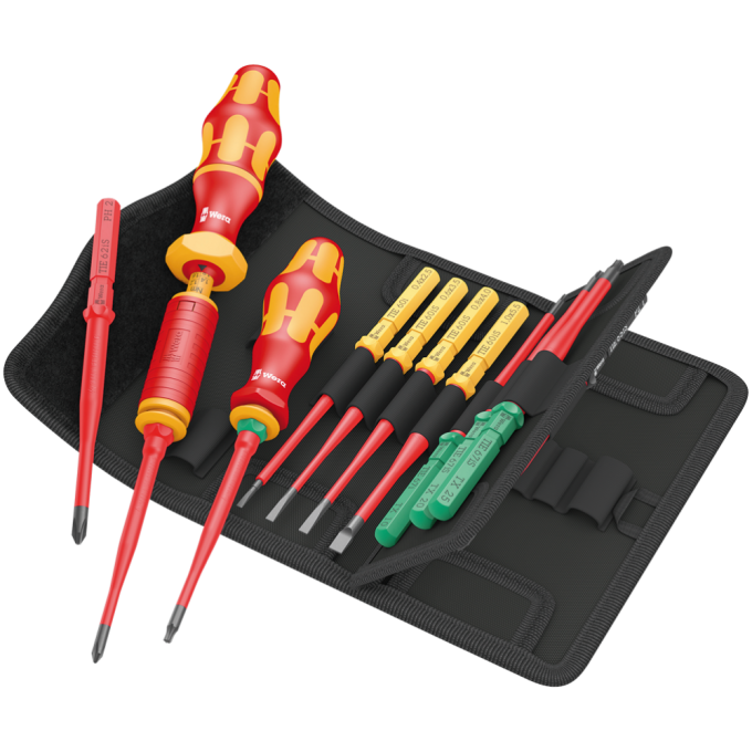 Викрутка динамометрична зі змінними насадками WERA Kraftform Kompakt VDE 16 Torque Slim 1 TIE, 05006609001