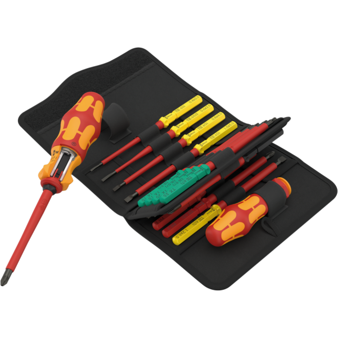 Викрутка з тріскачкою зі змінними насадками WERA Kraftform Kompakt VDE 17 RA Imperial 1, 05006619001