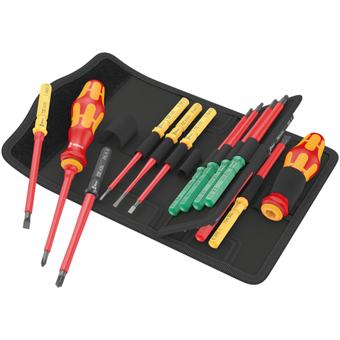 Викрутка зі змінними насадками WERA Kraftform Kompakt VDE 17 Universal 1 Tool Finder, 05006611001