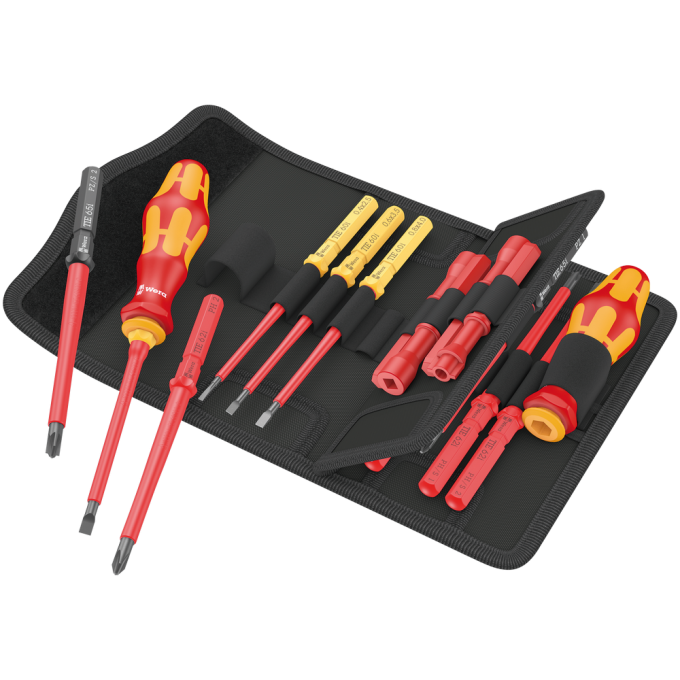 Викрутка зі змінними насадками WERA Kraftform Kompakt VDE 18 Universal 2 TIE, 05006614001