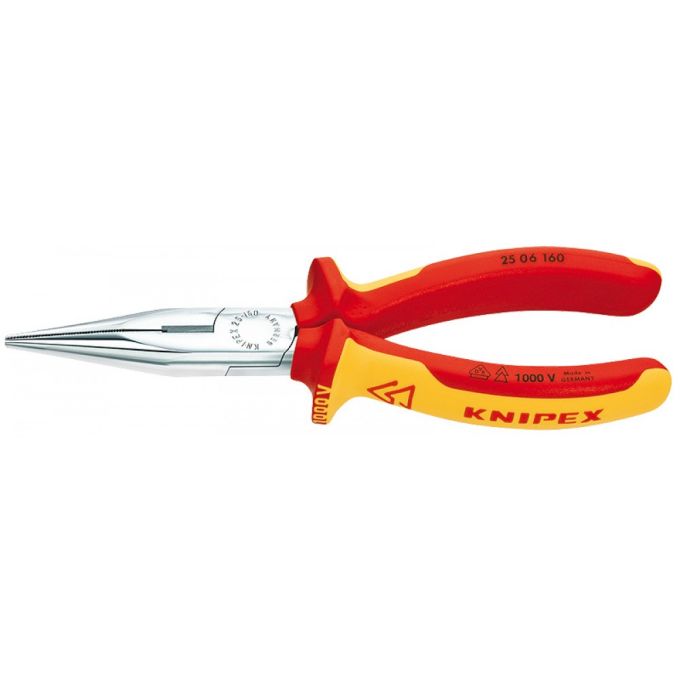 Плоскі круглобуці з ріжучими кромками KNIPEX 25 06 160